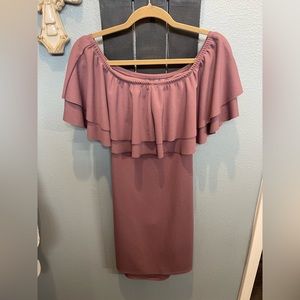 Mauve maternity dress size med